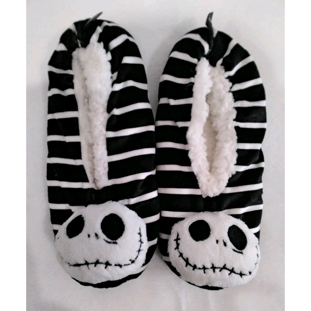 Disney Nightmare Before Christmas Jack Skellington Women's Fleece Slipper S/M